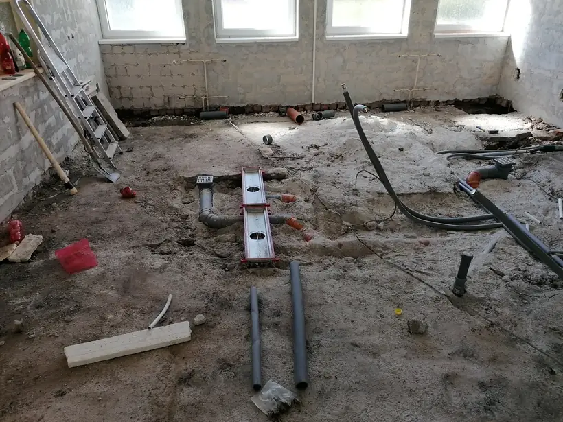 Kuchyňa materskej školy, Topoľčany — priebeh výstavby, rekonštrukcia vývarovne (5/22)