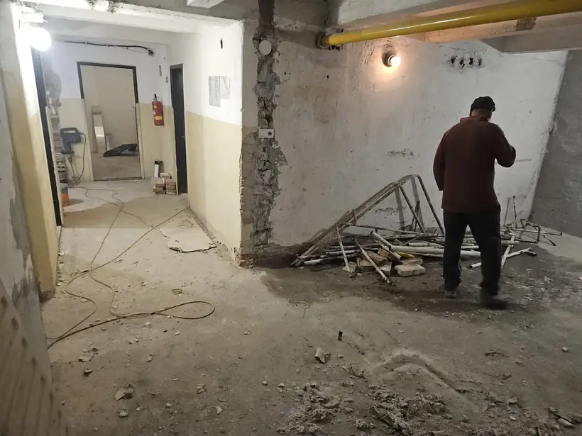 Mestská polícia Partizánske — začiatok prác, rekonštrukcia priestorov (2/26)